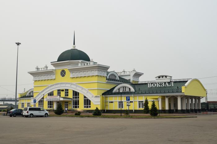 Железнодорожный вокзал Новоалтайск.
