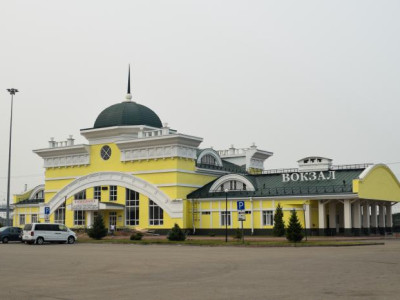 Железнодорожный вокзал Новоалтайск.